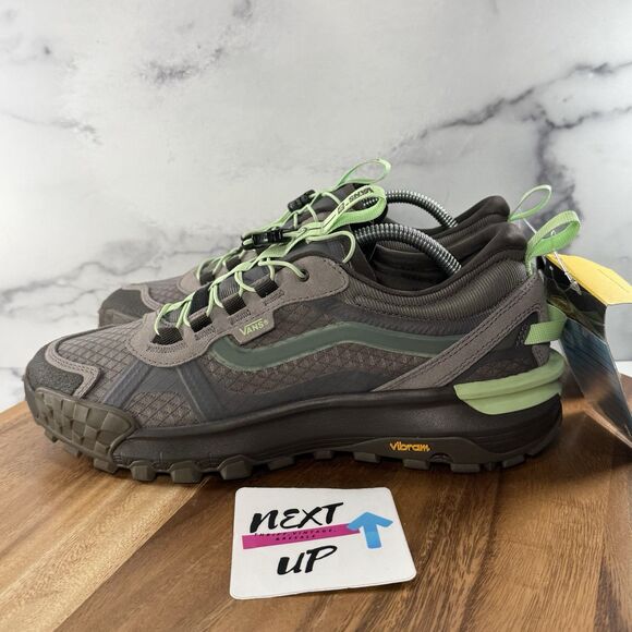 Mens 9.5-VANS MTE Crosspath XC Vibram SAMPLE Grey Green Hiking Trail Sneakers - Picture 1 of 10
